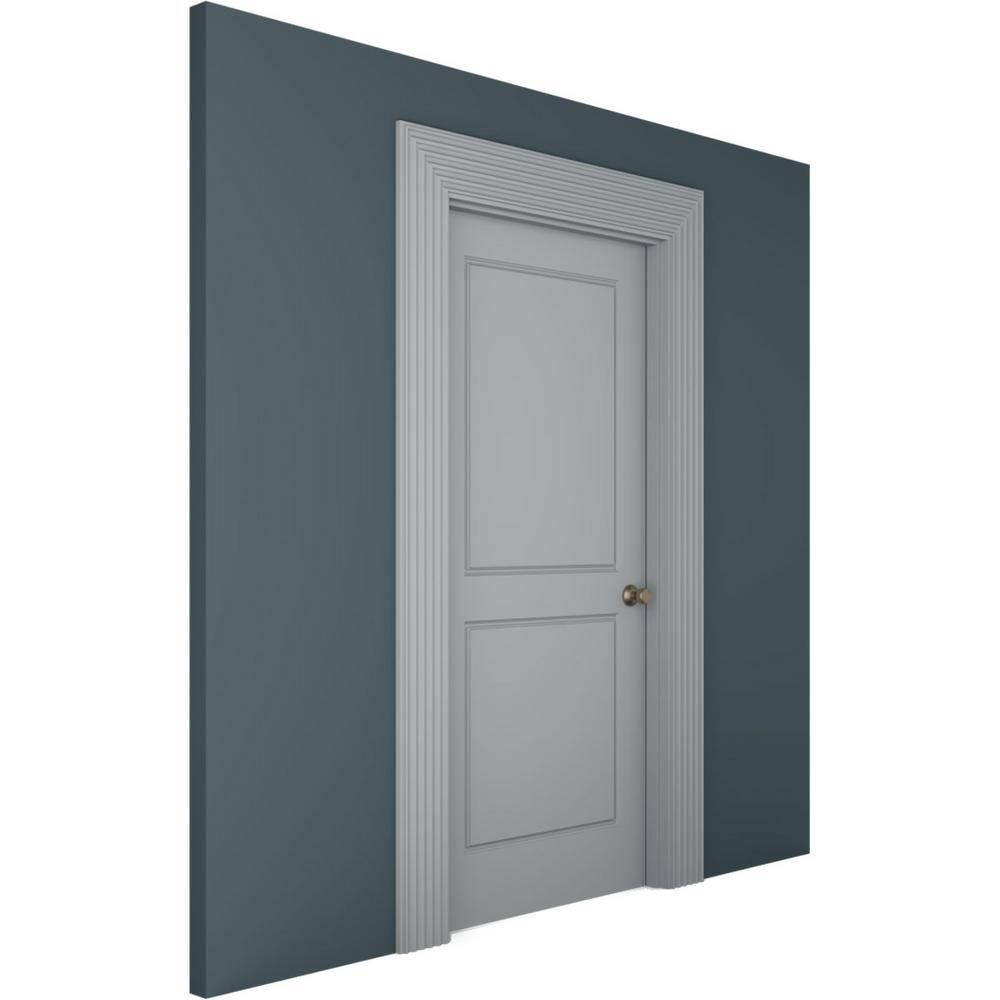Ekena Millwork 1 in. x 7 in. x 78-3/4 in. Primed Polyurethane Fluted Casing