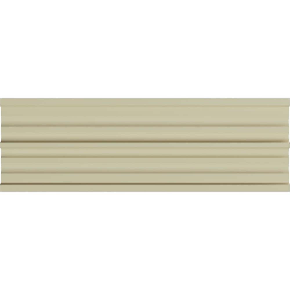 Ekena Millwork 1 in. x 7 in. x 78-3/4 in. Primed Polyurethane Fluted Casing