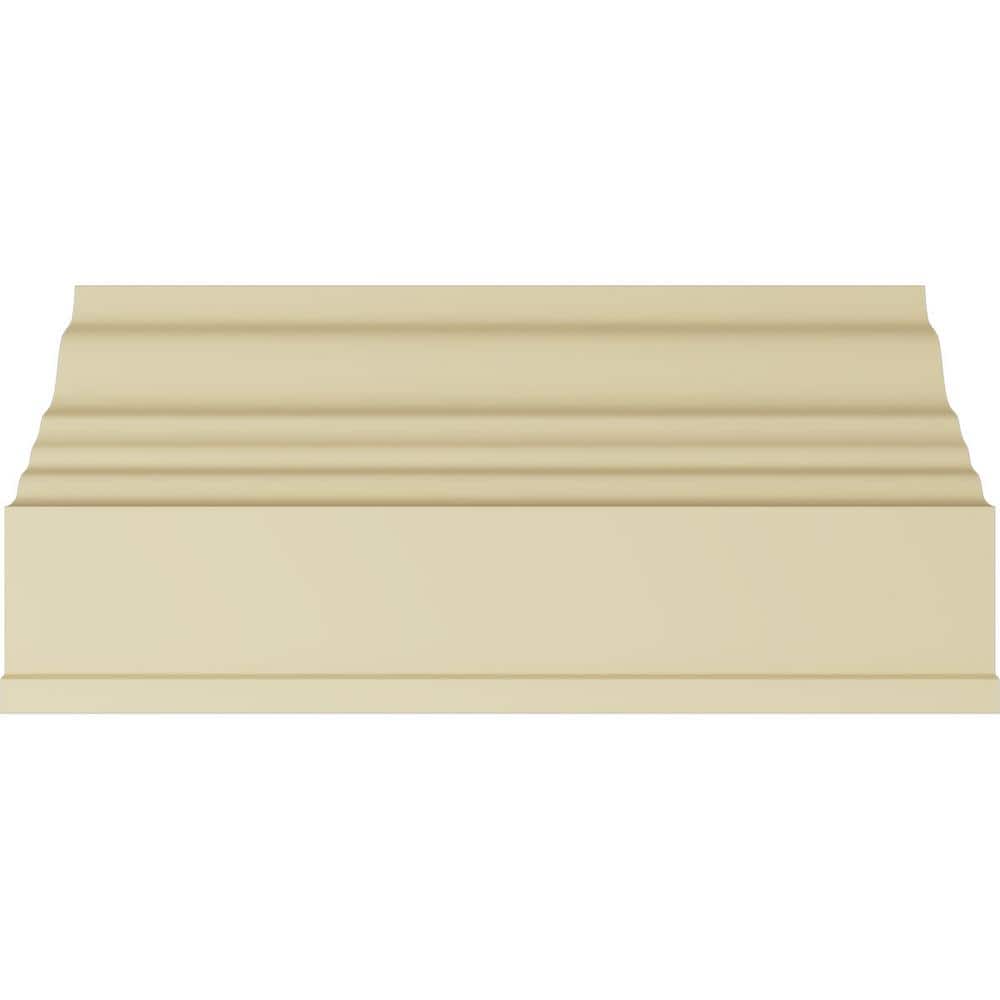Ekena Millwork 7-1/8 in. x 12-1/8 in. x 94-1/2 in. Polyurethane Fascia Moulding