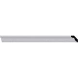 Ekena Millwork 1-1/4 in. x 1-1/4 in. x 94-1/2 in. Polyurethane Hillsborough Traditional Smooth Crown Moulding