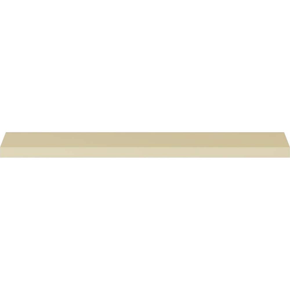 Ekena Millwork 1-1/4 in. x 1-1/4 in. x 94-1/2 in. Polyurethane Hillsborough Traditional Smooth Crown Moulding