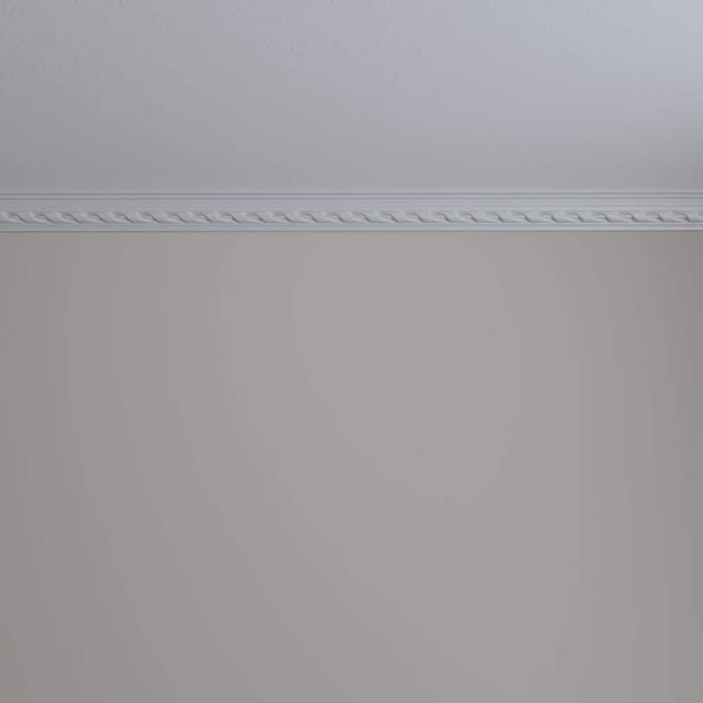 Ekena Millwork 1-5/8 in. x 2-1/8 in. x 94-1/2 in. Polyurethane Valeriano Crown Moulding