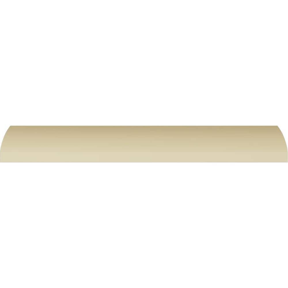 Ekena Millwork 2-5/8 in. x 2-3/8 in. x 94-1/2 in. Polyurethane Traditional Smooth Crown Moulding