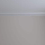 Ekena Millwork 2 in. x 3 in. x 94-1/2 in. Smooth Polyurethane Lisbon Traditional Crown Moulding