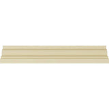 Ekena Millwork 2 in. x 3 in. x 94-1/2 in. Smooth Polyurethane Lisbon Traditional Crown Moulding