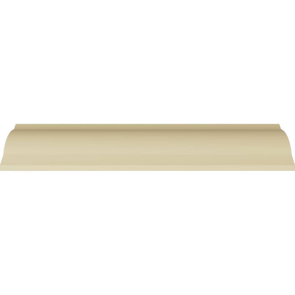 Ekena Millwork 3 in. x 3 in. x 94-1/2 in. Polyurethane Rachelle Crown Moulding