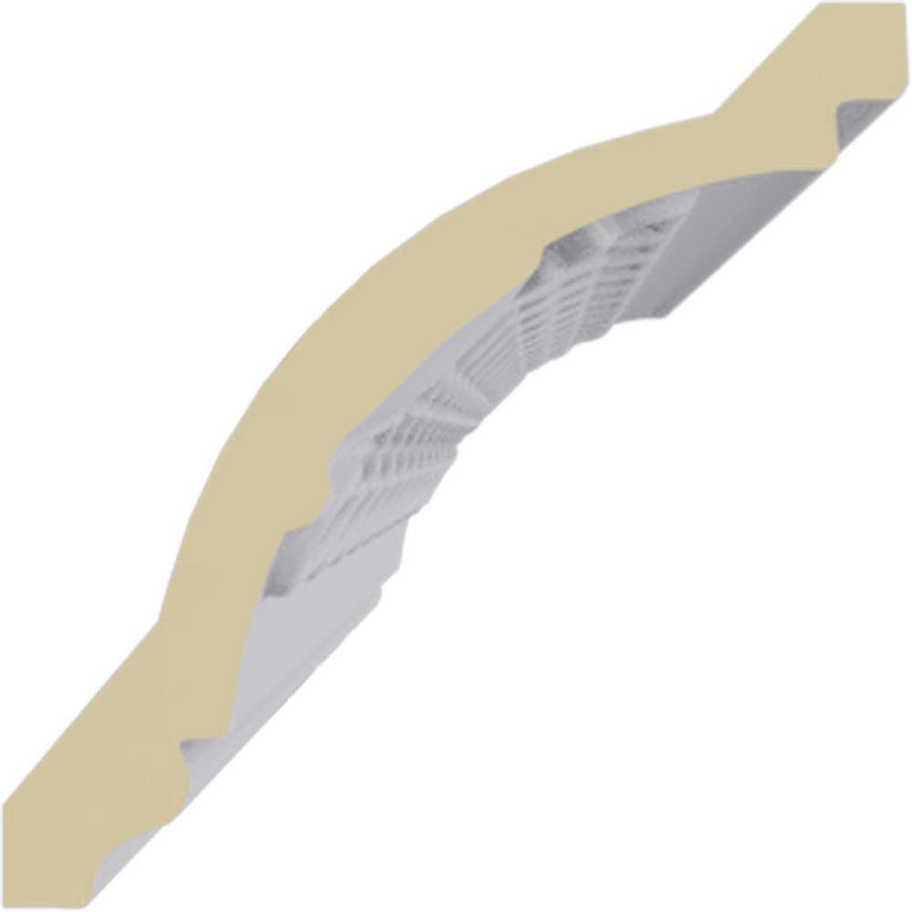 Ekena Millwork 3 in. x 3 in. x 94-1/2 in. Polyurethane Rachelle Crown Moulding