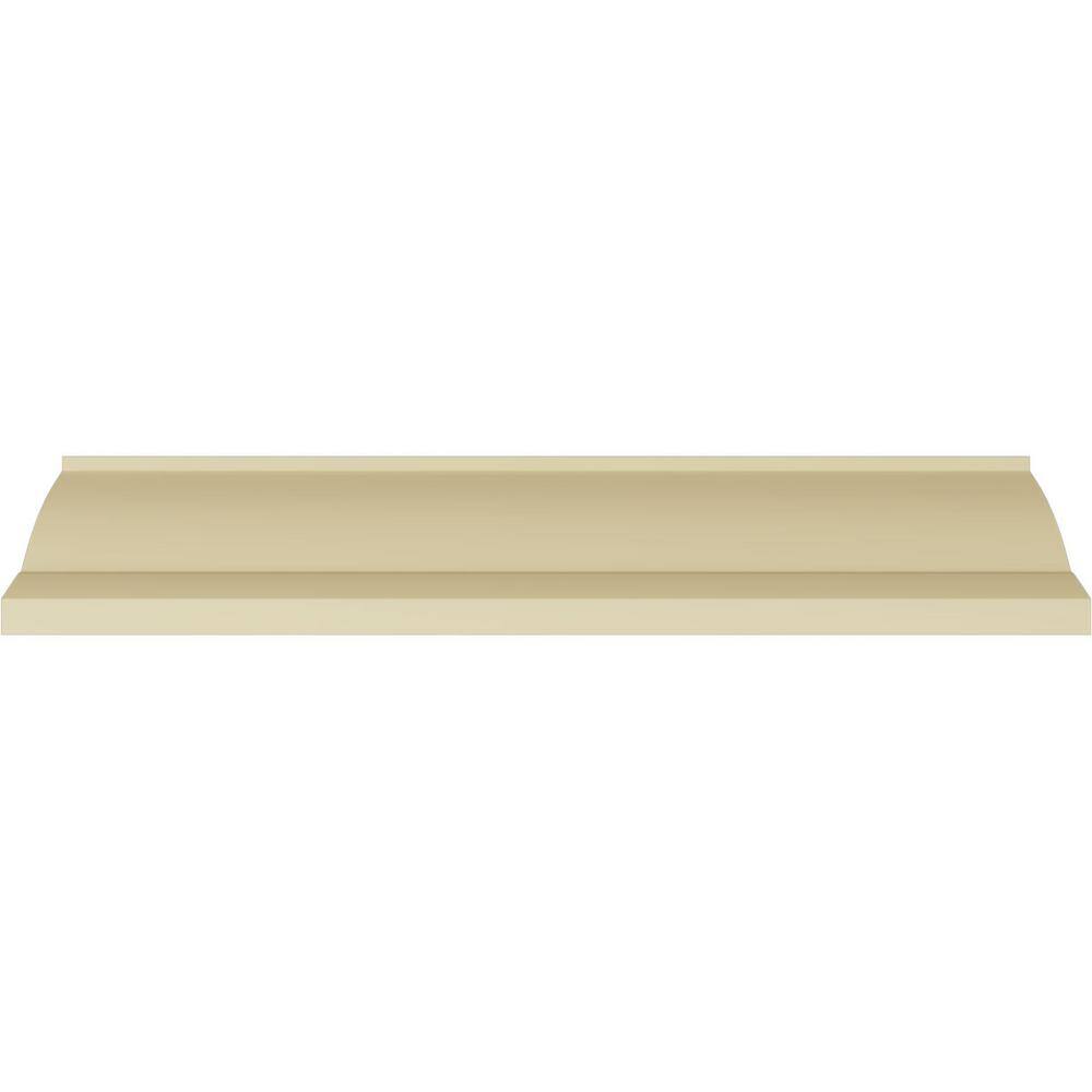 Ekena Millwork 3-5/8 in. x 3-1/8 in. x 94-1/2 in. Polyurethane Legacy Crown Moulding