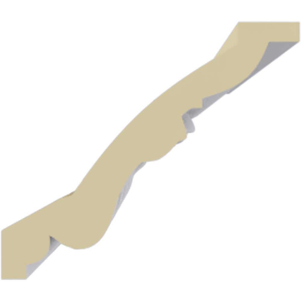 Ekena Millwork 3-5/8 in. x 3-1/8 in. x 94-1/2 in. Polyurethane Legacy Crown Moulding