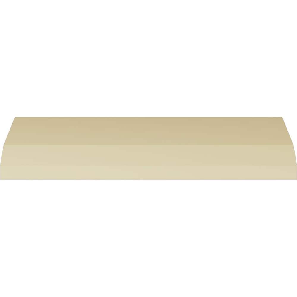 Ekena Millwork 2-3/8 in. x 4 in. x 94-1/2 in. Polyurethane Edinburgh Crown Moulding