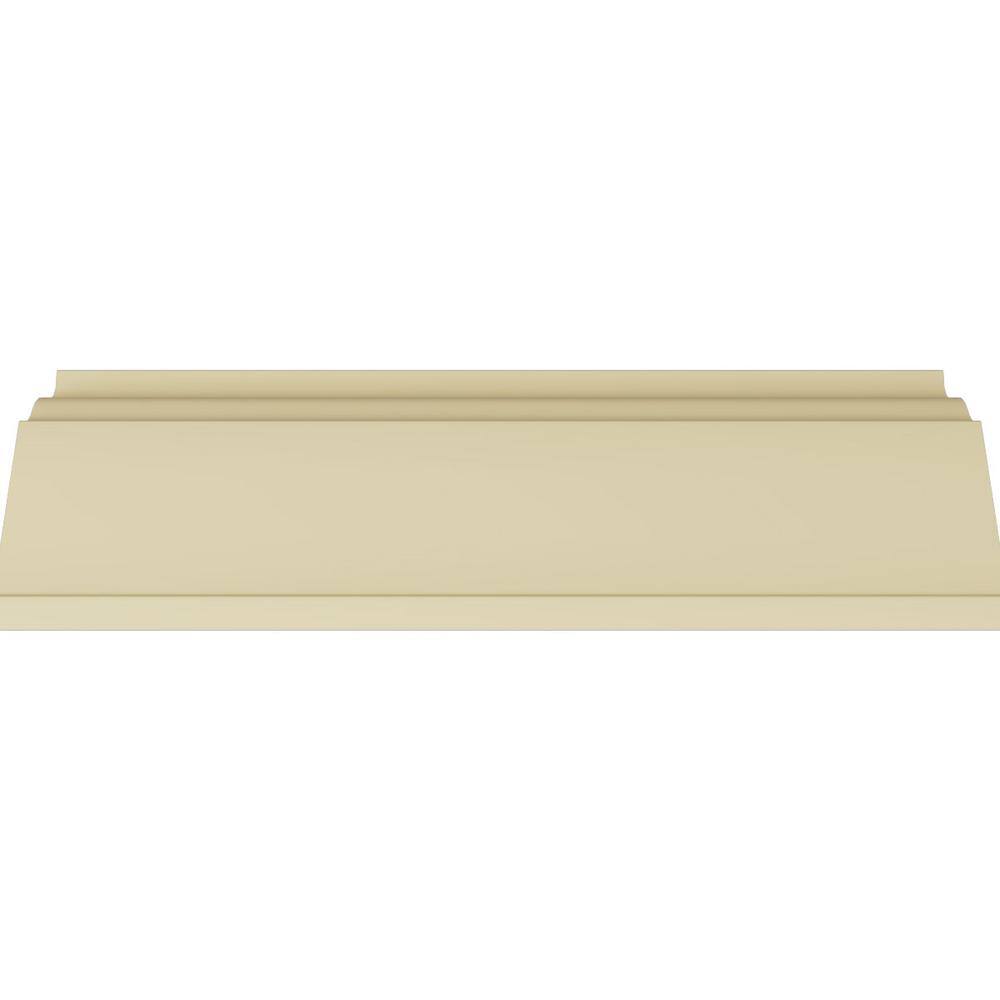 Ekena Millwork 4-1/4 in. x 4-7/8 in. x 94-1/2 in. Polyurethane Jonee Crown Moulding