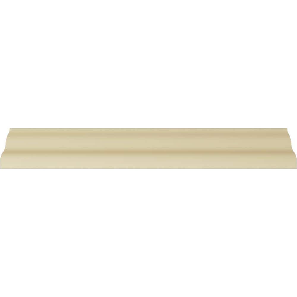 Ekena Millwork 5 in. x 4 in. x 94-1/2 in. x 6-3/8 in. Polyurethane Edwards Smooth Crown Moulding