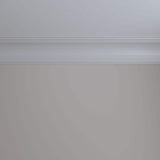 Ekena Millwork 5-1/4 in. x 5-3/8 in. x 94-1/2 in. Polyurethane Diane Crown Moulding