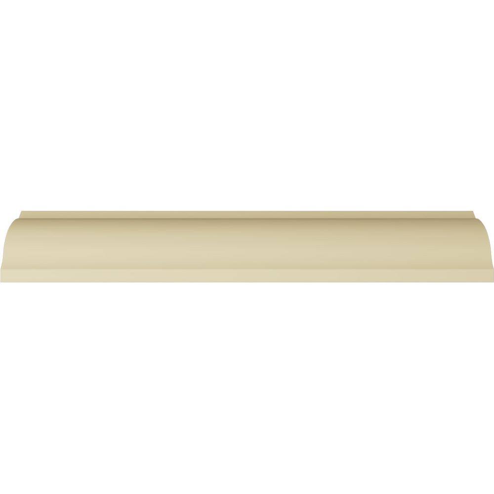 Ekena Millwork 5-1/4 in. x 5-3/8 in. x 94-1/2 in. Polyurethane Diane Crown Moulding
