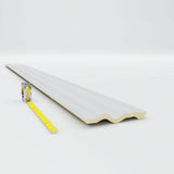Ekena Millwork 6-3/8 in. x 5-5/8 in. x 94-1/2 in. Polyurethane Versailles Smooth Crown Moulding
