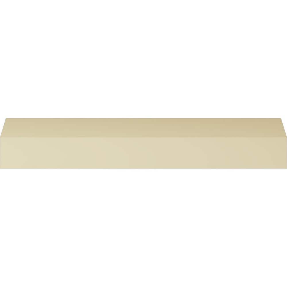Ekena Millwork 2-1/2 in. x 6-3/8 in. x 94-1/2 in. Polyurethane Kirke Crown Moulding