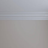 Ekena Millwork 4-3/4 in. x 6-1/4 in. x 94-1/2 in. Polyurethane Alexa Smooth Crown Moulding