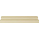 Ekena Millwork 4-3/4 in. x 6-1/4 in. x 94-1/2 in. Polyurethane Alexa Smooth Crown Moulding