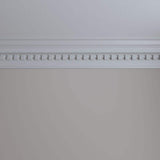 Ekena Millwork 4-3/4 in. x 6-3/4 in. x 94-1/2 in. Polyurethane Dentil Crown Moulding