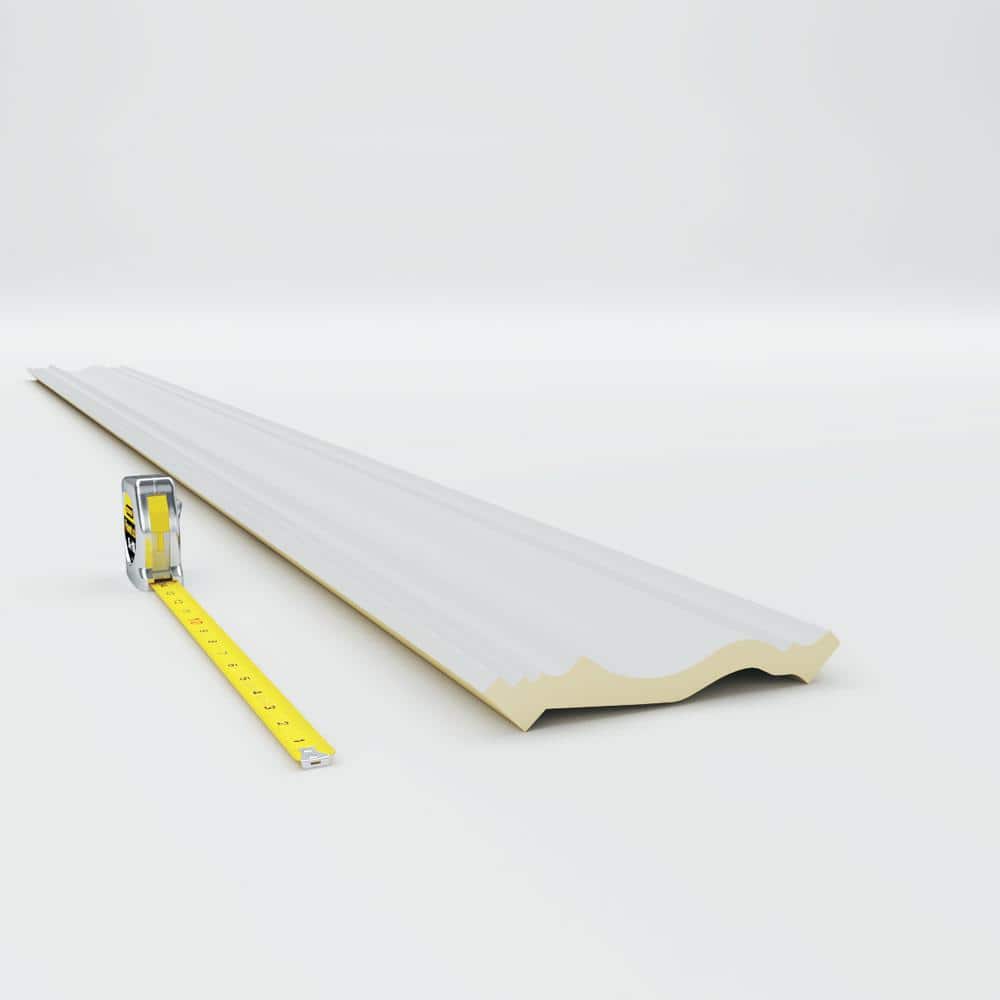Ekena Millwork 5-7/8 in. x 5-7/8 in. x 94-1/2 in. Polyurethane Edwards Crown Moulding