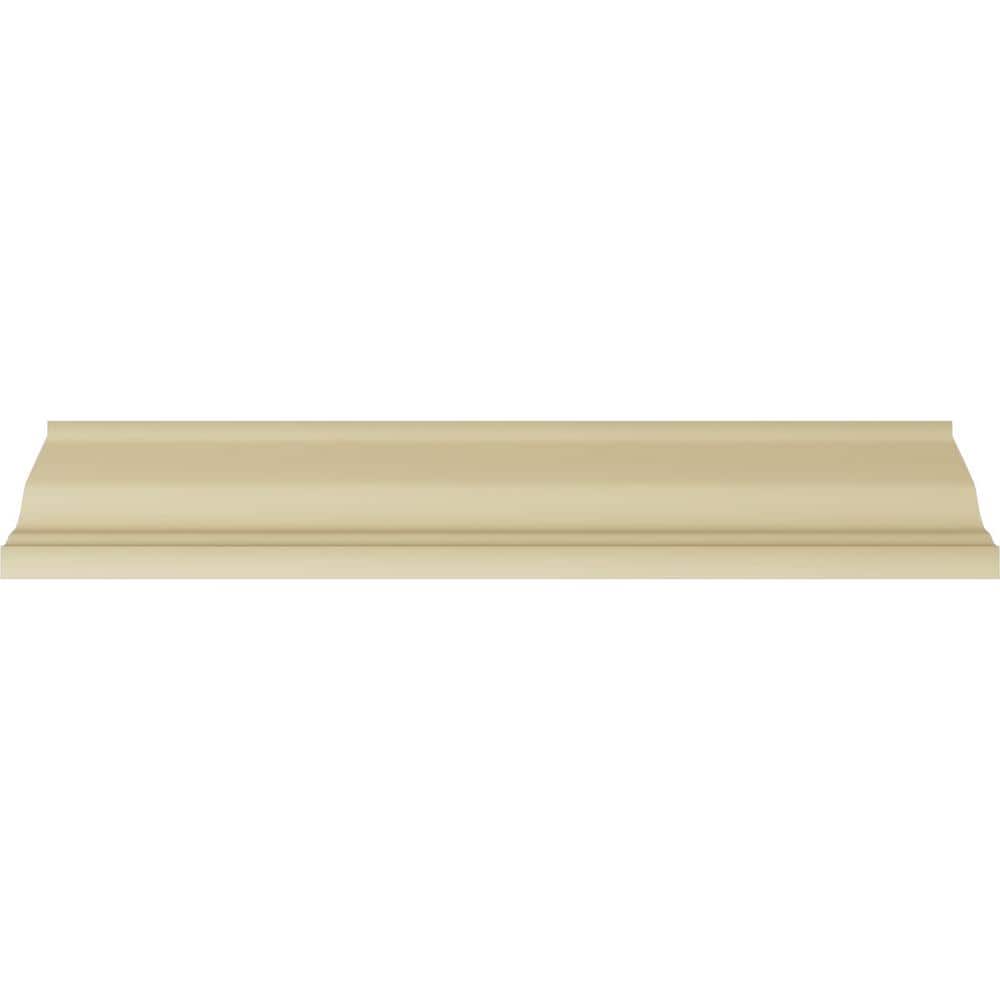 Ekena Millwork 5-7/8 in. x 5-7/8 in. x 94-1/2 in. Polyurethane Edwards Crown Moulding
