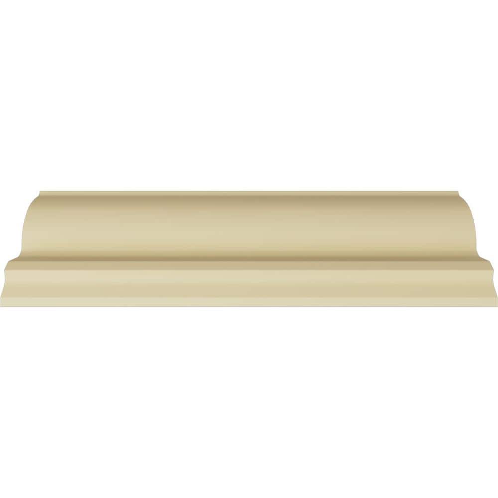 Ekena Millwork 7 in. x 6-1/4 in. x 94-1/2 in. Polyurethane Egg and Dart Crown Moulding
