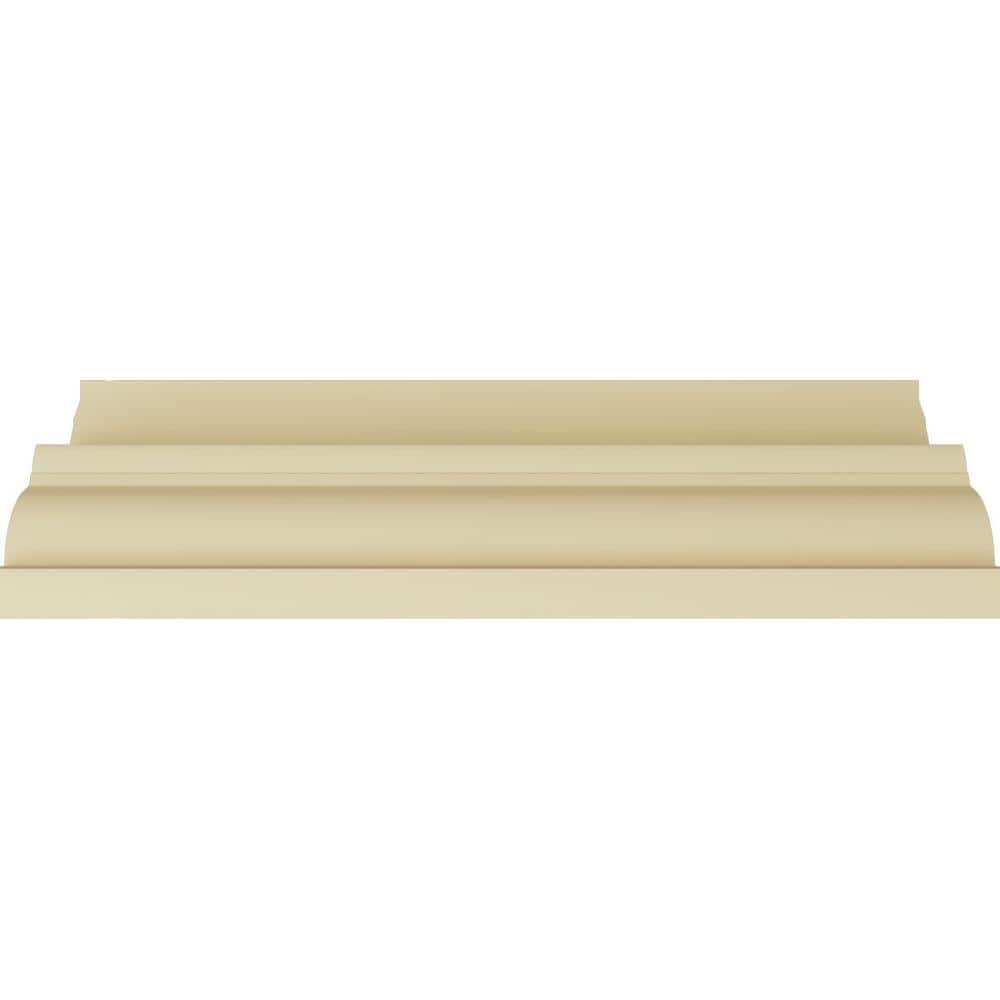 Ekena Millwork 6-3/8 in. x 7-7/8 in. x 94-1/2 in. Polyurethane Dentil Crown Moulding