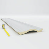 Ekena Millwork 9-7/8 in. x 9-7/8 in. x 94-1/2 in. Polyurethane Claremont Crown Moulding