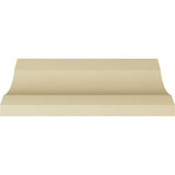 Ekena Millwork 9-7/8 in. x 9-7/8 in. x 94-1/2 in. Polyurethane Claremont Crown Moulding