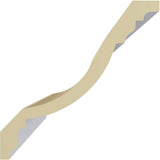 Ekena Millwork 9-7/8 in. x 9-7/8 in. x 94-1/2 in. Polyurethane Claremont Crown Moulding