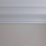 Ekena Millwork 12-5/8 in. x 10-5/8 in. x 94-1/2 in. Polyurethane Large Milton Smooth Crown Moulding