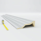Ekena Millwork 3-5/8 in. x 11-7/8 in. x 94-1/2 in. Polyurethane Standard Crown Moulding