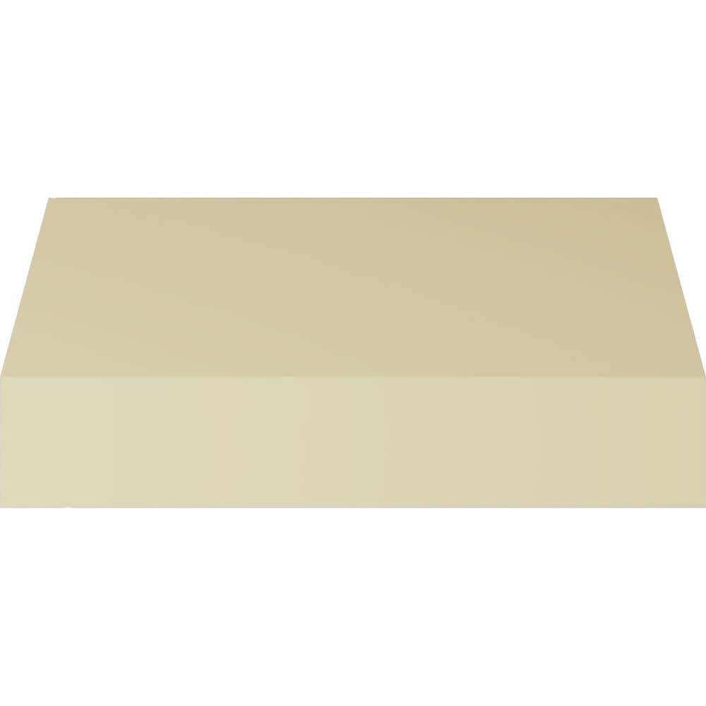 Ekena Millwork 6-1/4 in. x 12-3/4 in. x 78-3/4 in. Polyurethane Fascia Crown Moulding