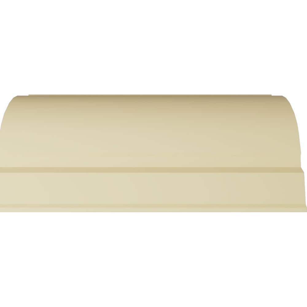 Ekena Millwork 14-1/8 in. x 16-3/8 in. x 94-1/2 in. Polyurethane Cove Harvest Crown Moulding