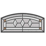 JELD-WEN 36 in. x 80 in. Camber Top Mission Prairie Primed Steel Prehung Left-Hand Inswing Front Door with Brickmould