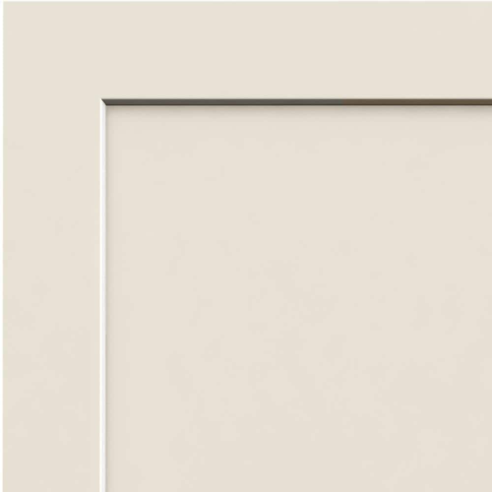 JELD-WEN 32 in. x 80 in. 1-Panel Craftsman Primed Steel Prehung Left-Hand Inswing Front Door