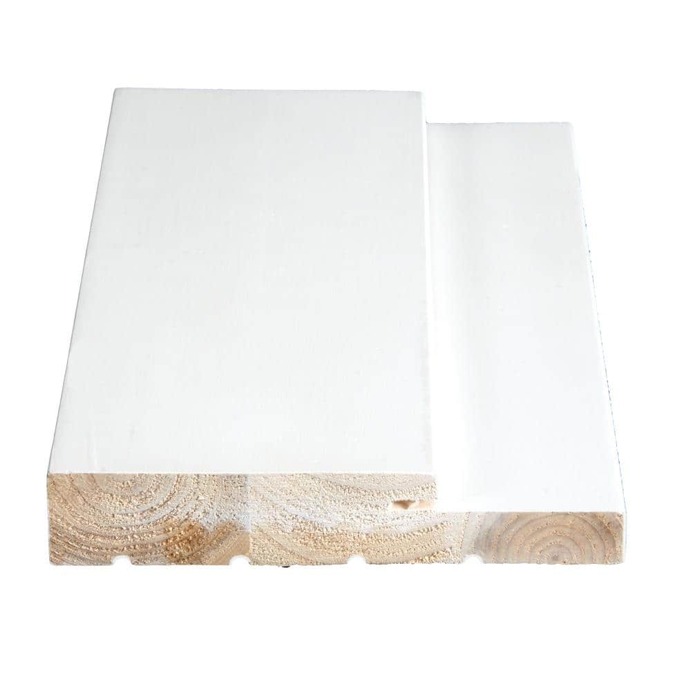 Alexandria Moulding 1-1/4 in. D x 6-9/16 in. W x 84 in. L Pine Wood Finger-Joint SRK Frame Screen Moulding Pack (2-Pack)