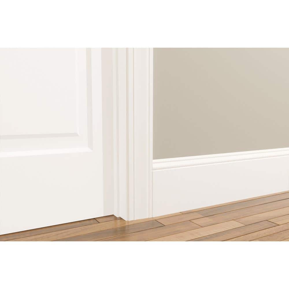 Alexandria Moulding LWM 444 5/8 in. x 3-1/4 in. Primed Fiberboard Casing Molding