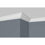 Alexandria Moulding 9/16 in. D x 3-5/8 in. W x 96 in. L Pine Wood Finger-Joint Crown Moulding Pack (8-Pack)