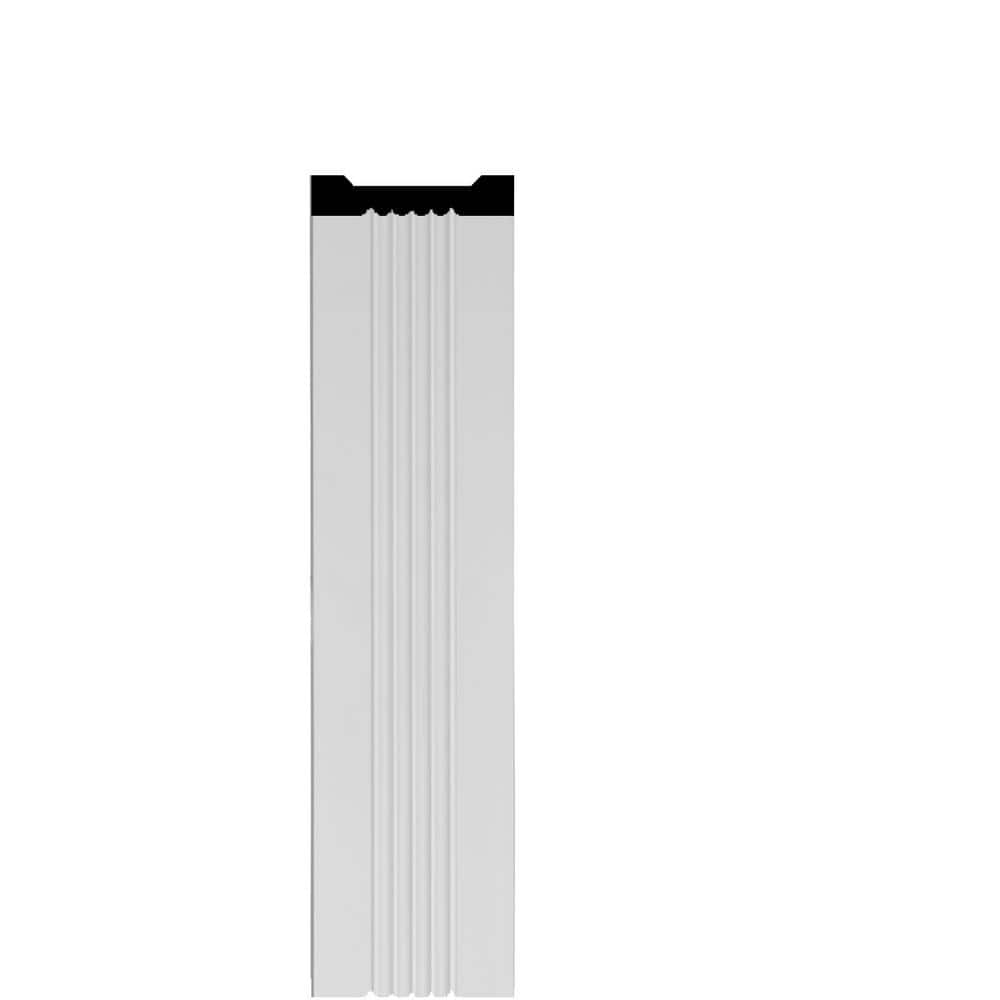 American Pro Decor 3/4 in. x 4-1/2 in. x 96 in. Fluted Polyurethane Door Sorround Case Moulding Pro Pack 16 LF (2-Pack)