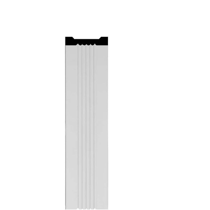 American Pro Decor 3/4 in. x 4-1/2 in. x 96 in. Fluted Polyurethane Door Sorround Case Moulding Pro Pack 16 LF (2-Pack)