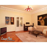 American Pro Decor 6-1/4 in. x 5-1/4 in. x 94-1/2 in. Decorative Polyurethane Crown Moulding Pro Pack 15-1/2 LF (2-Pack)