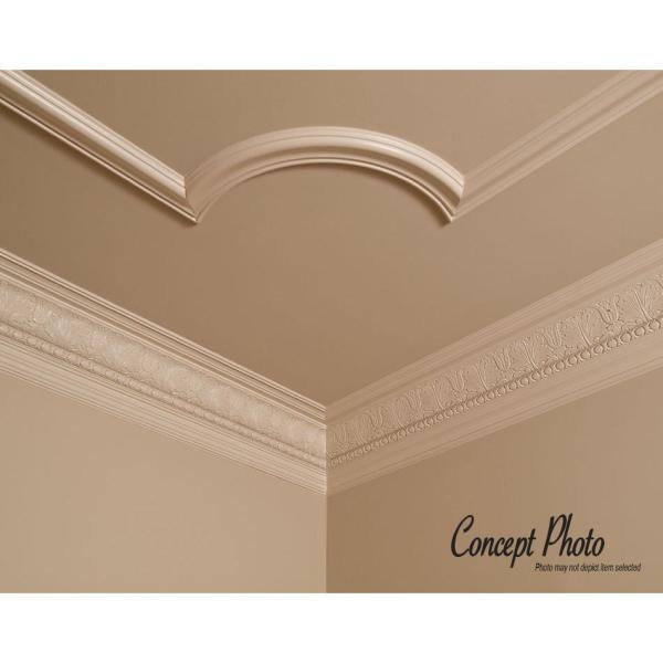 American Pro Decor 5-1/8 in. x 6-7/8 in. x 94-1/2 in. Leaves Polyurethane Crown Moulding Pro Pack 15-1/2 LF (2-Pack)