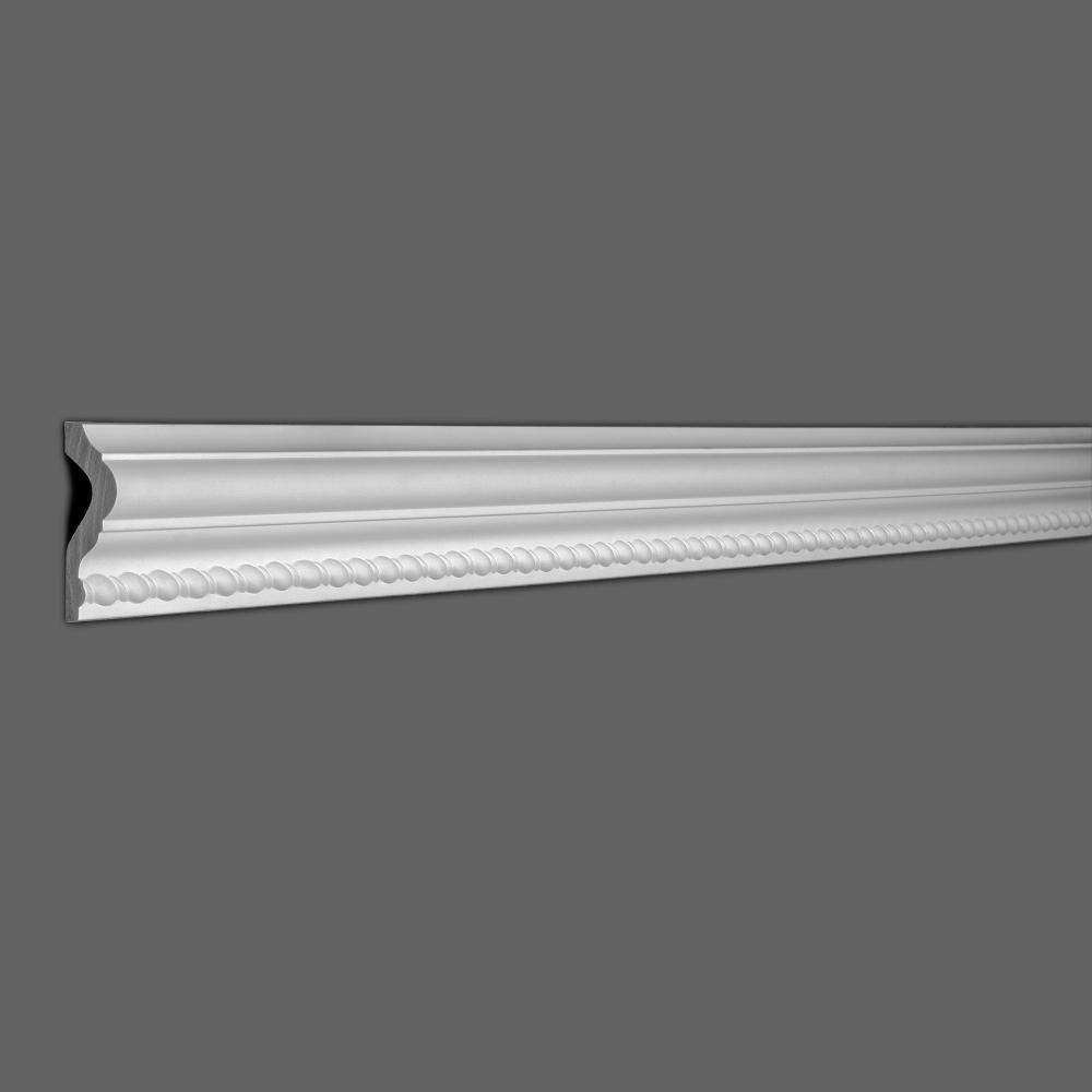 American Pro Decor 2-3/4 in. x 2-3/4 in. x 94-1/2 in. Plain Polyurethane Crown Moulding Pro Pack 31-1/2 LF (4-Pack)