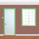 Builder's Choice 256 9/16 in. x  1−17/27 in. Primed MDF Casing (Sold by Linear Foot)