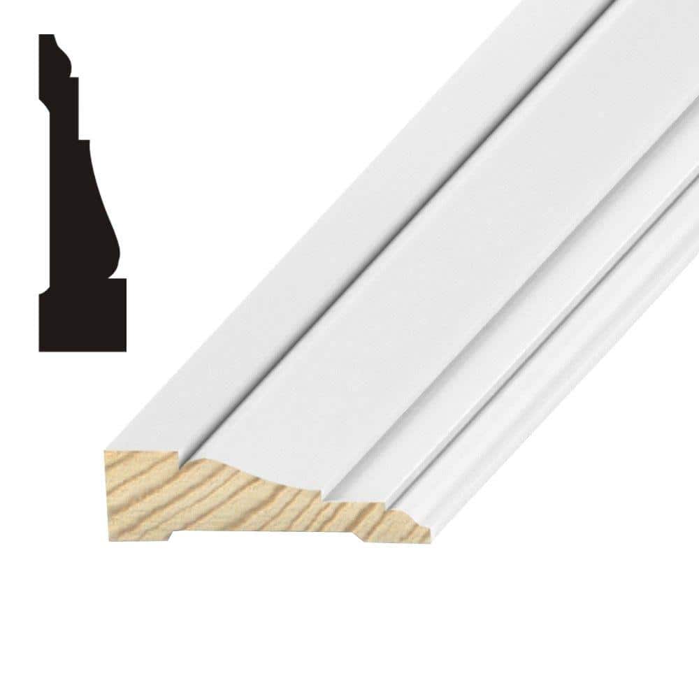 Builders Choice LWM 366 11/16 in. x 2-1/4 in. Primed Finger-Jointed Pine Casing