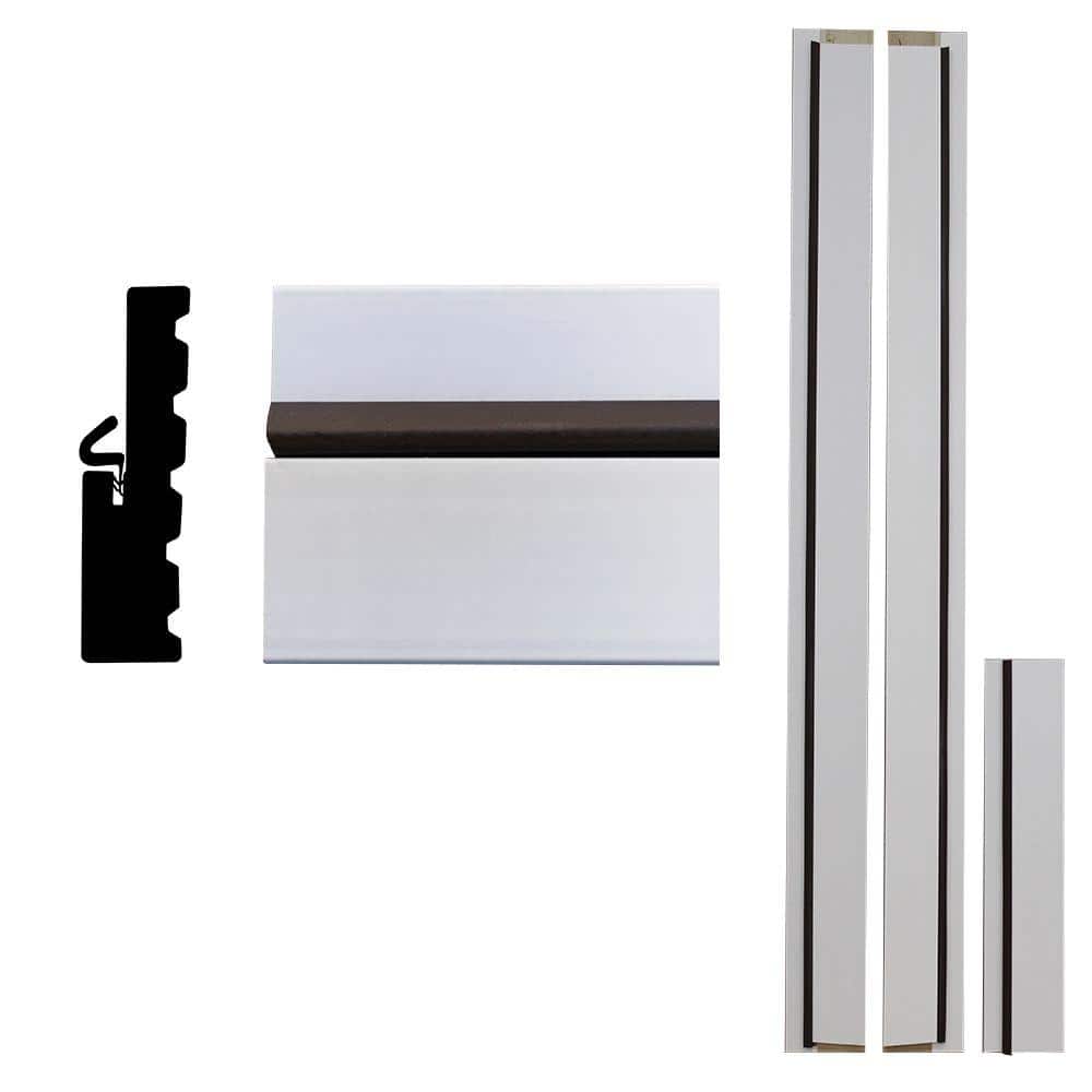 FrontLine 1 1/4 in. x  4 9/16 in. x  83 in. Primed PVC Composite Jamb Moulding (1-Piece − 6.92 Total Linear Feet)