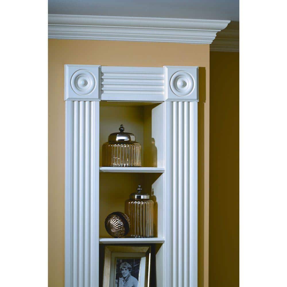 HOUSE OF FARA 3/4 in. x 5-1/4 in. x 8 ft. MDF Flute Casing Molding