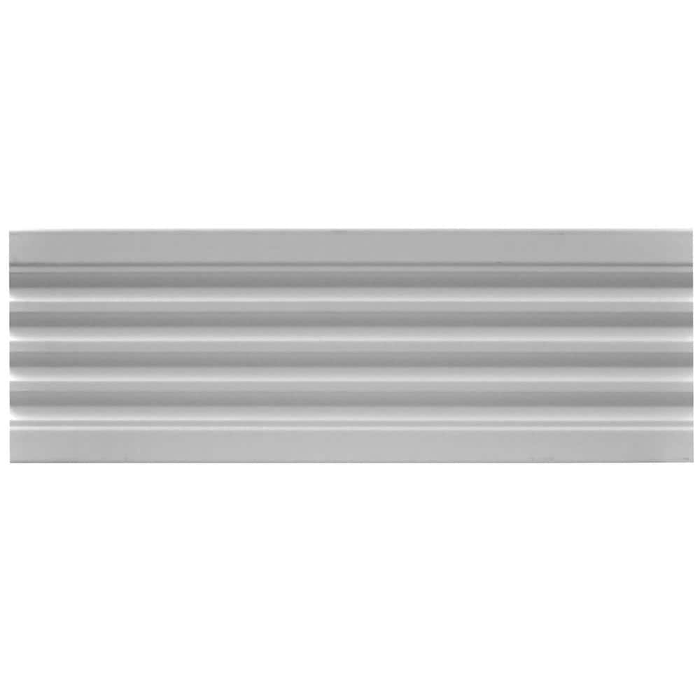 HOUSE OF FARA 3/4 in. x 5-1/4 in. x 8 ft. MDF Flute Casing Molding