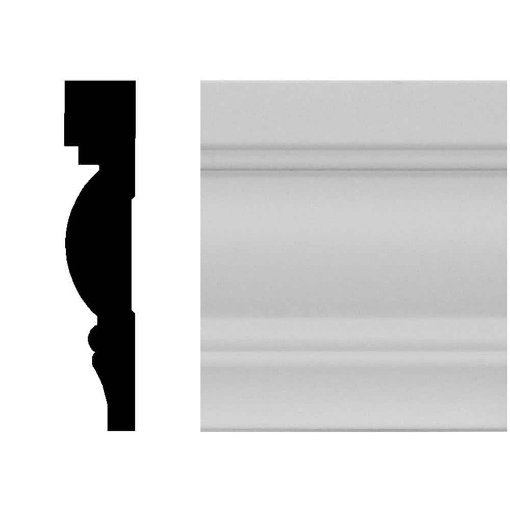 HOUSE OF FARA 3/4 in. x 3-1/2 in. x 96 in. MDF Primed Casing Moulding